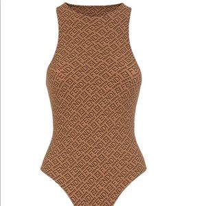 Fendi Skims California bodysuit. Size L. NWT